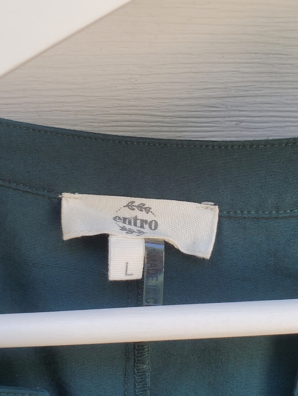 Entro Ruffle Button-Down Dress Size L - Picture 5 of 6